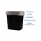 Boardwalk 10 Gallon 6 mic 24 in. x 23 in. Perforated Roll High-Density Can Liners - Natural (50 Bags/Roll, 20 Rolls/Carton)